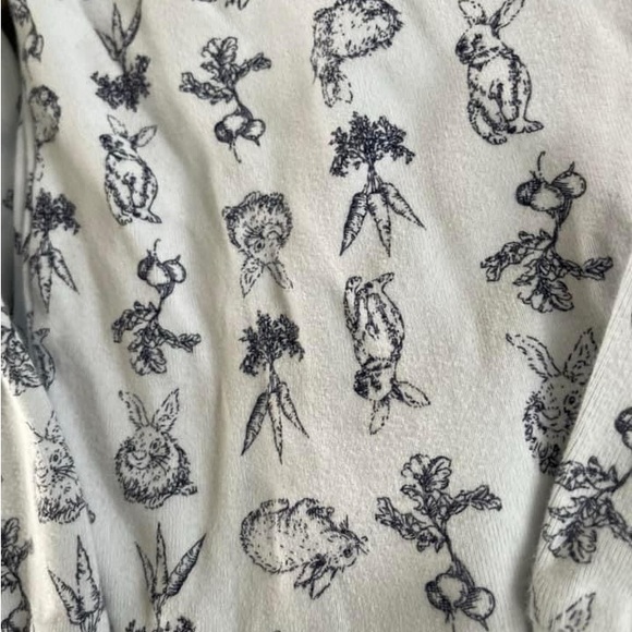 Janie and Jack bunny pajamas - 6 - Picture 2 of 5